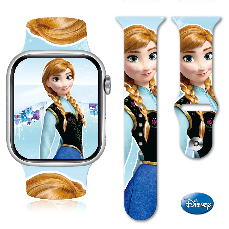 Ремешок с принтом Disney Frozen Anna для Apple Watch 11, 10, 9, силиконовый ремешок, сменный браслет для iWatch 46/44/42/41 мм, ремешок для часов
Ремешок с принтом Disney Frozen Anna для Apple Watch 11, 10, 9, силиконовый ремешок, сменный браслет для iWatch 46/44/42/41 мм, ремешок для часов