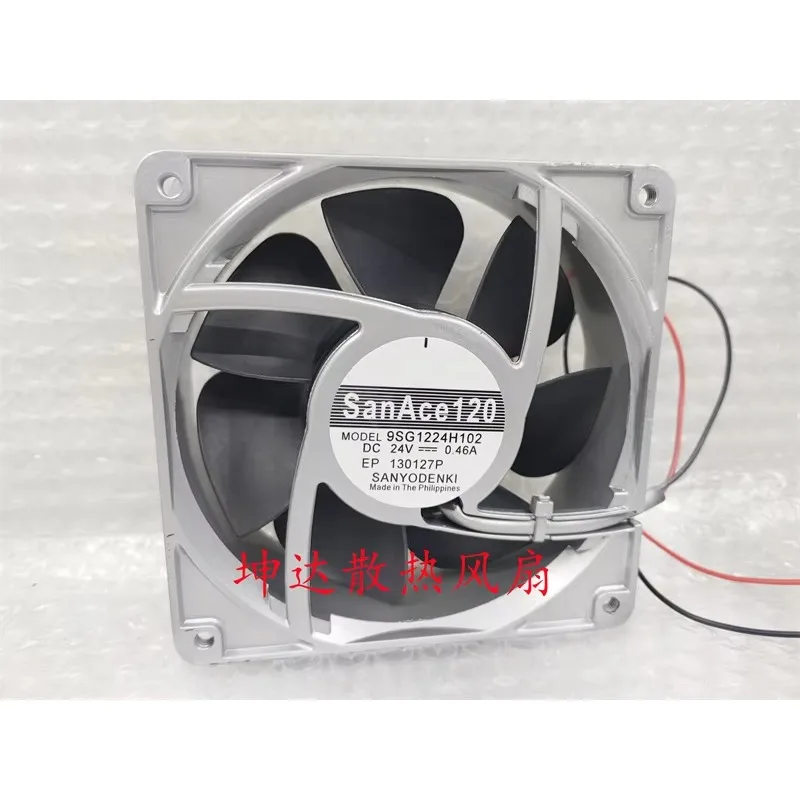 Sanyo Denki 9SG1224H102 DC 24V 0.46A 120x120x38mm 2-Wire Server Cooling Fan
Sanyo Denki 9SG1224H102 DC 24V 0.46A 120x120x38mm 2-Wire Server Cooling Fan
