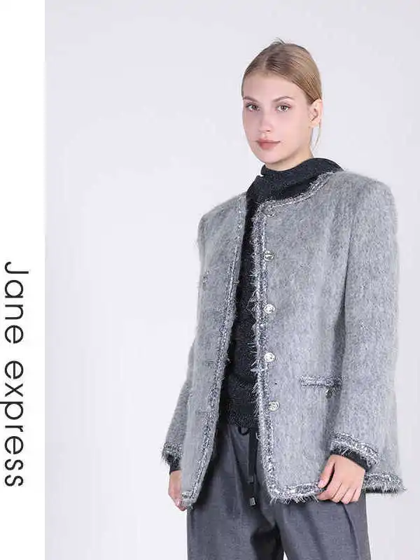 Faionable ey Mud Coat Ele Versatile Winter Outerwear Straight Cut Wool Blend Commute Sle Single Button Closure or...
Faionable ey Mud Coat Ele Versatile Winter Outerwear Straight Cut Wool Blend Commute Sle Single Button Closure or...