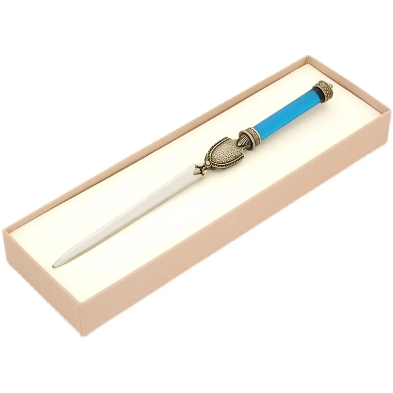 Vintage handmade glass letter opening knife, paper cutting knife, cultural and creative handbook gift box
Vintage handmade glass letter opening knife, paper cutting knife, cultural and creative handbook gift box