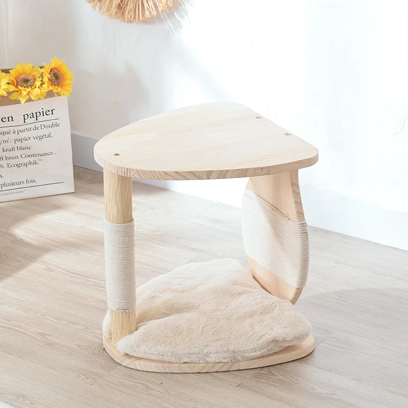Simple Solid Wood Integrated Cat Scratching Board, Climbing Frame, Hammock Plush Pad, Chinchilla Kitten Breathable Pad, Pet Supp
Simple Solid Wood Integrated Cat Scratching Board, Climbing Frame, Hammock Plush Pad, Chinchilla Kitten Breathable Pad, Pet Supp