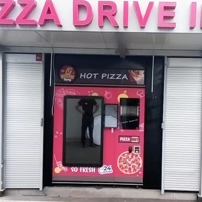 Customized 10-12 Inch 69 Capacity Minus 10 Degree Fully Automatic Touch Screen Microwave Oven Pizza Vending Machine Wi-Fi Cloud
Customized 10-12 Inch 69 Capacity Minus 10 Degree Fully Automatic Touch Screen Microwave Oven Pizza Vending Machine Wi-Fi Cloud