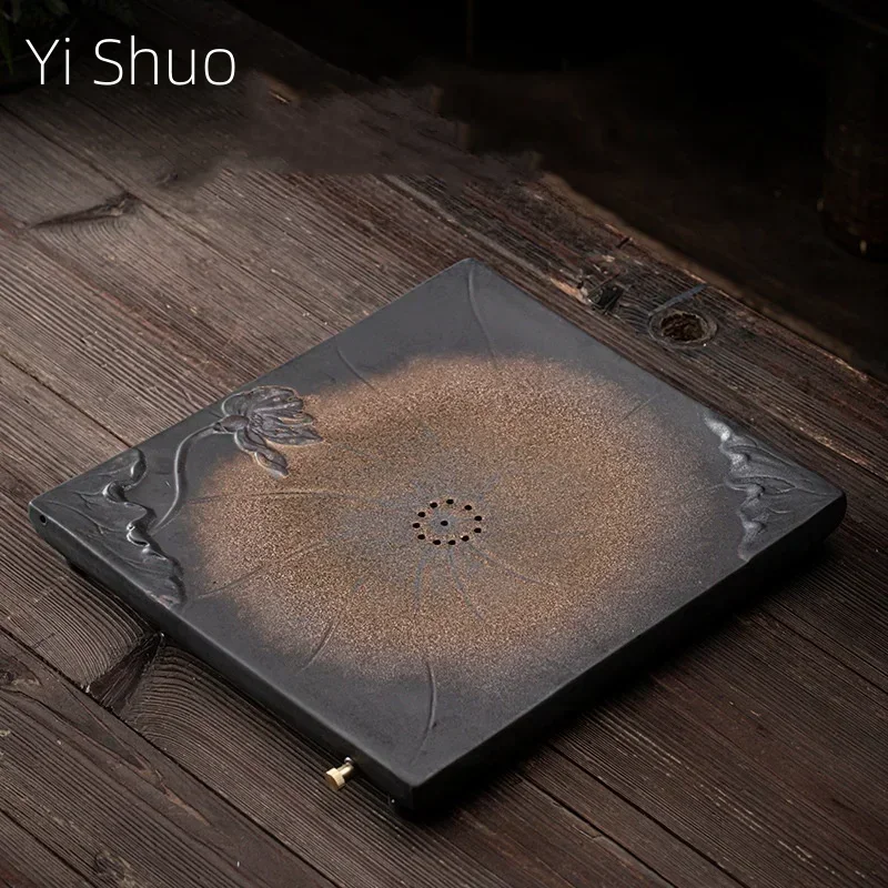 Square Heart Dry Pour Tea Tray Japanese-Style Large Water Storage and Drainage Dry Pour Tea Tray Ceramic Tray Saucer Tea Table
Square Heart Dry Pour Tea Tray Japanese-Style Large Water Storage and Drainage Dry Pour Tea Tray Ceramic Tray Saucer Tea Table