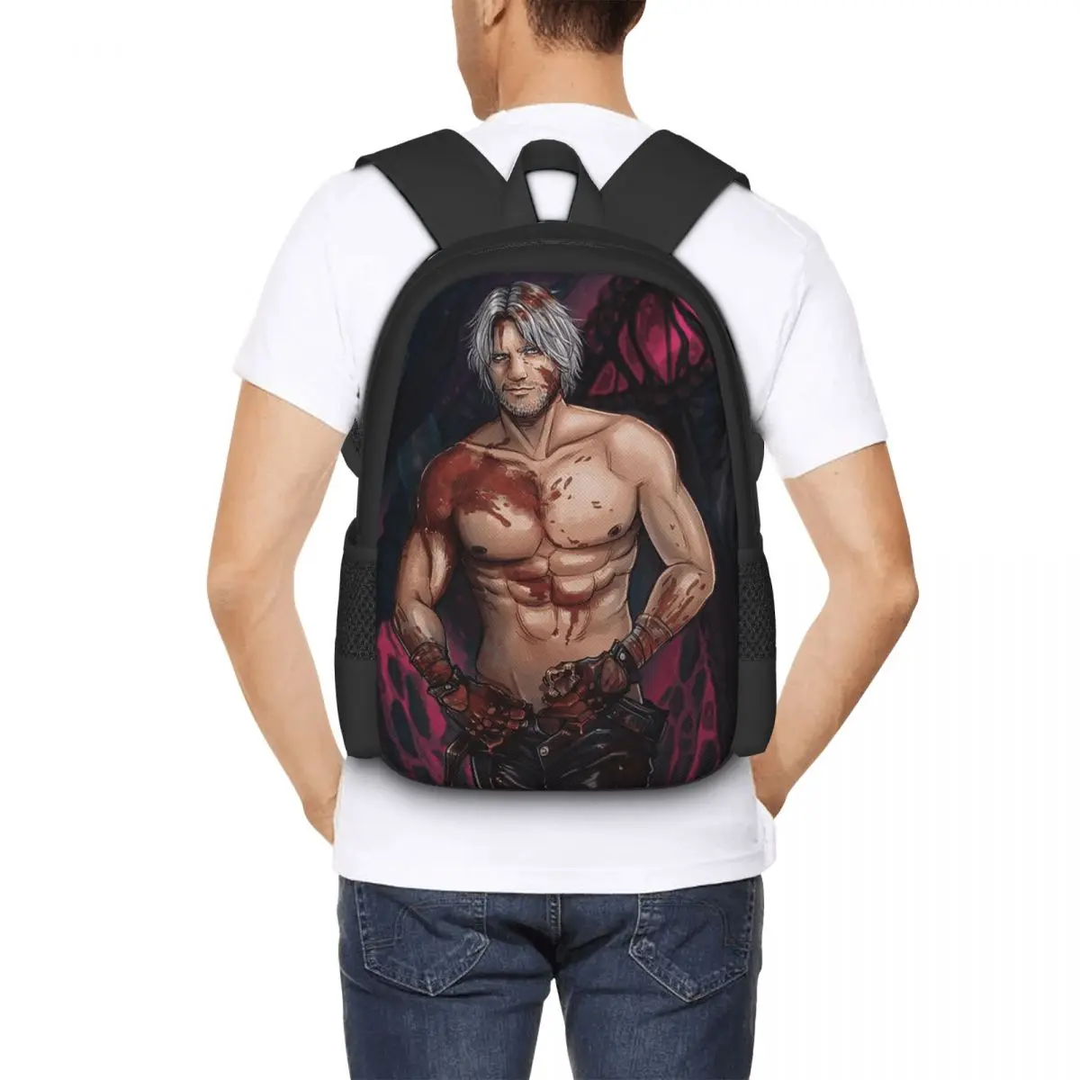 Dante Devil May Cry 5 Classic Student Backpack School Bag Hiking Travel Daypack for Boys Girls Fashion Bookbag Shoulder Bags
Dante Devil May Cry 5 Classic Student Backpack School Bag Hiking Travel Daypack for Boys Girls Fashion Bookbag Shoulder Bags