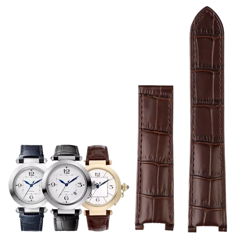 For Cartier PASHA Series Men's Women's Cowhide Watch Band chain Bracelet 21x15mm 20x12mm 18x10mm Special Notch Strap
For Cartier PASHA Series Men's Women's Cowhide Watch Band chain Bracelet 21x15mm 20x12mm 18x10mm Special Notch Strap