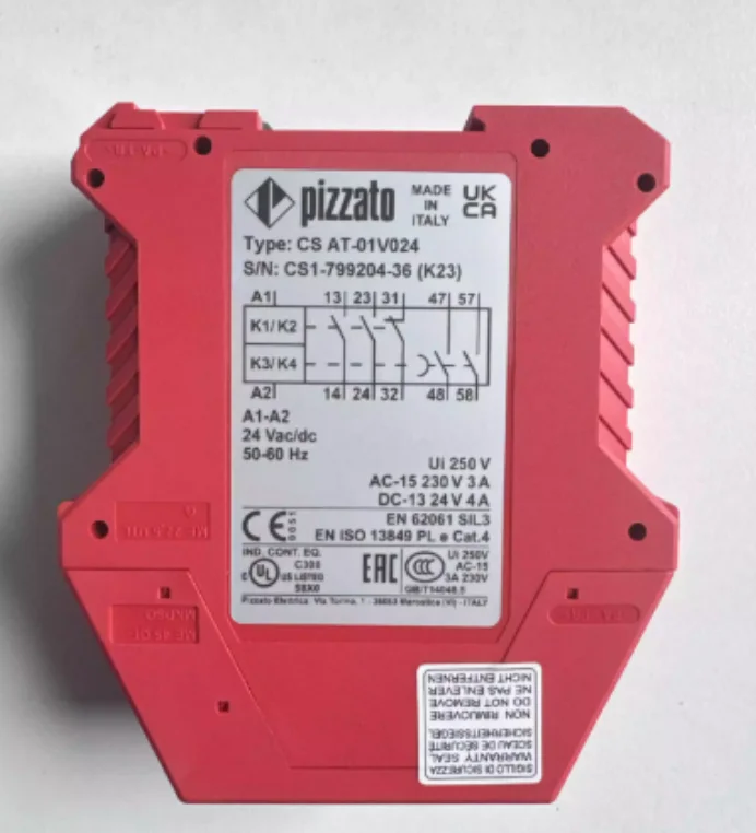 New original Pizzato CS AT-01V024 Safety relay
New original Pizzato CS AT-01V024 Safety relay