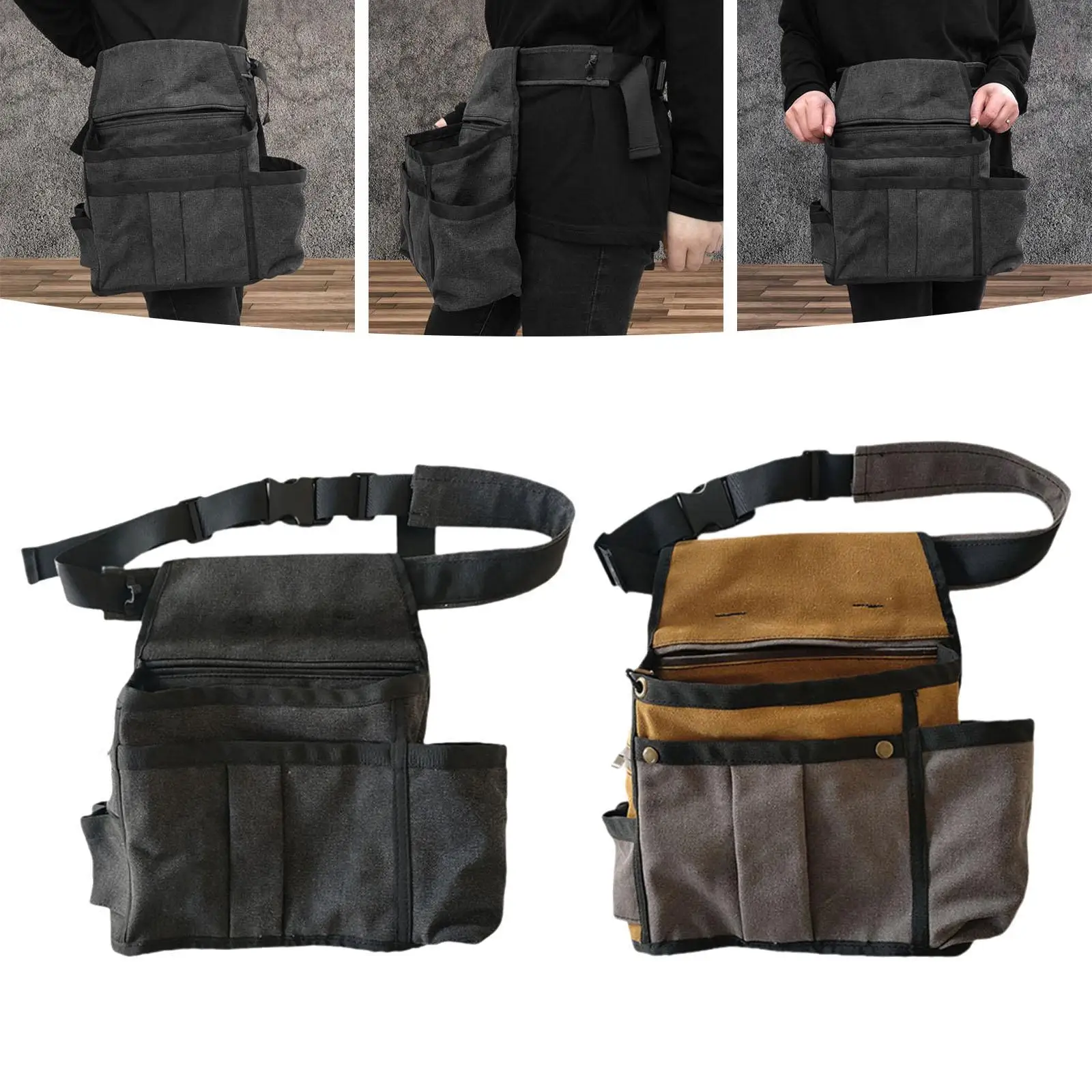 Tool Waist Bag Adjustable Belt Portable Tool Bag Heavy Duty Tool Pouch Tool Belt Pouch for Builders Electricians Gardeners
Tool Waist Bag Adjustable Belt Portable Tool Bag Heavy Duty Tool Pouch Tool Belt Pouch for Builders Electricians Gardeners
