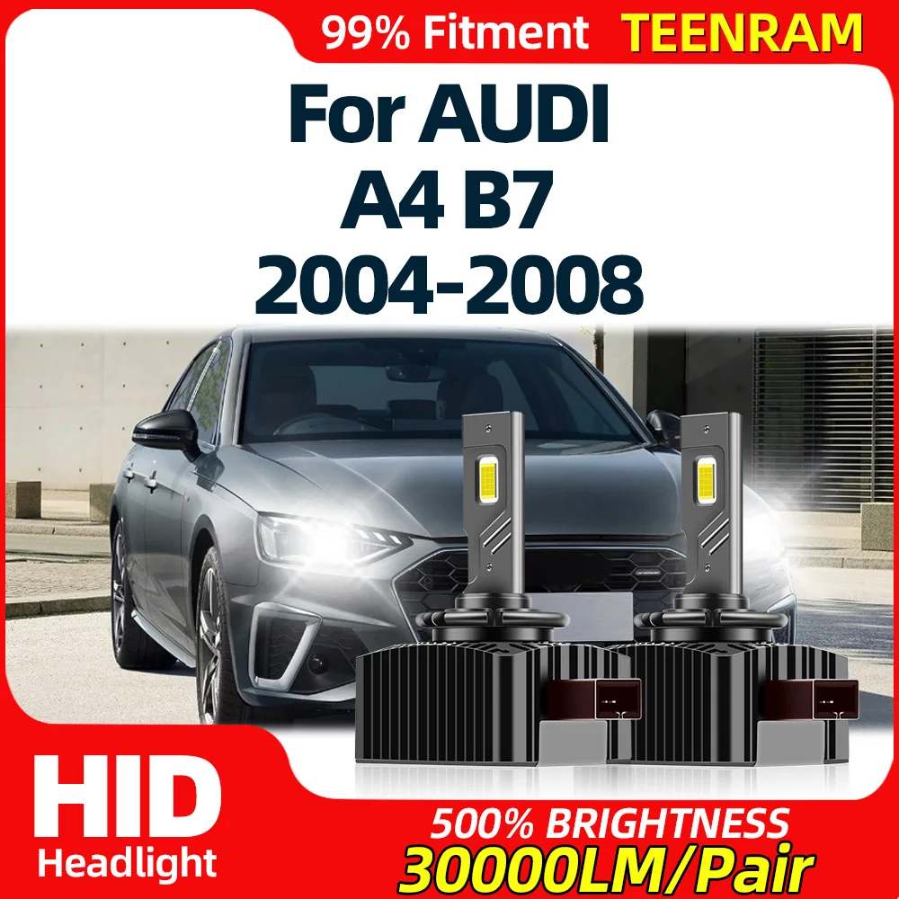 30000LM LED Car Headlight Bulbs HID Xenon Headlamps 12V 6000K Plug&Play Auto Lamps For AUDI A4 B7 2004 2005 2006 2007 2008
30000LM LED Car Headlight Bulbs HID Xenon Headlamps 12V 6000K Plug&Play Auto Lamps For AUDI A4 B7 2004 2005 2006 2007 2008