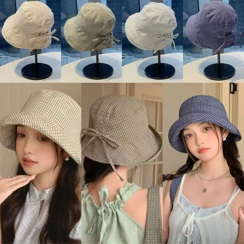 Foldable Wide Brim Bucket Hats Korean Style Plaid Design Plaid Bucket Hats Summer Sunshade Wide Brim Fisherman Cap Outdoor
Foldable Wide Brim Bucket Hats Korean Style Plaid Design Plaid Bucket Hats Summer Sunshade Wide Brim Fisherman Cap Outdoor