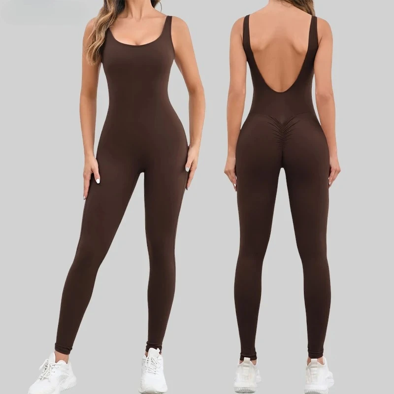 Сексуальный комбинезон с открытой спиной, женская быстросохнущая одежда для йоги, цельный костюм без рукавов, женский комбинезон для тренировок, женский
Сексуальный комбинезон с открытой спиной, женская быстросохнущая одежда для йоги, цельный костюм без рукавов, женский комбинезон для тренировок, женский