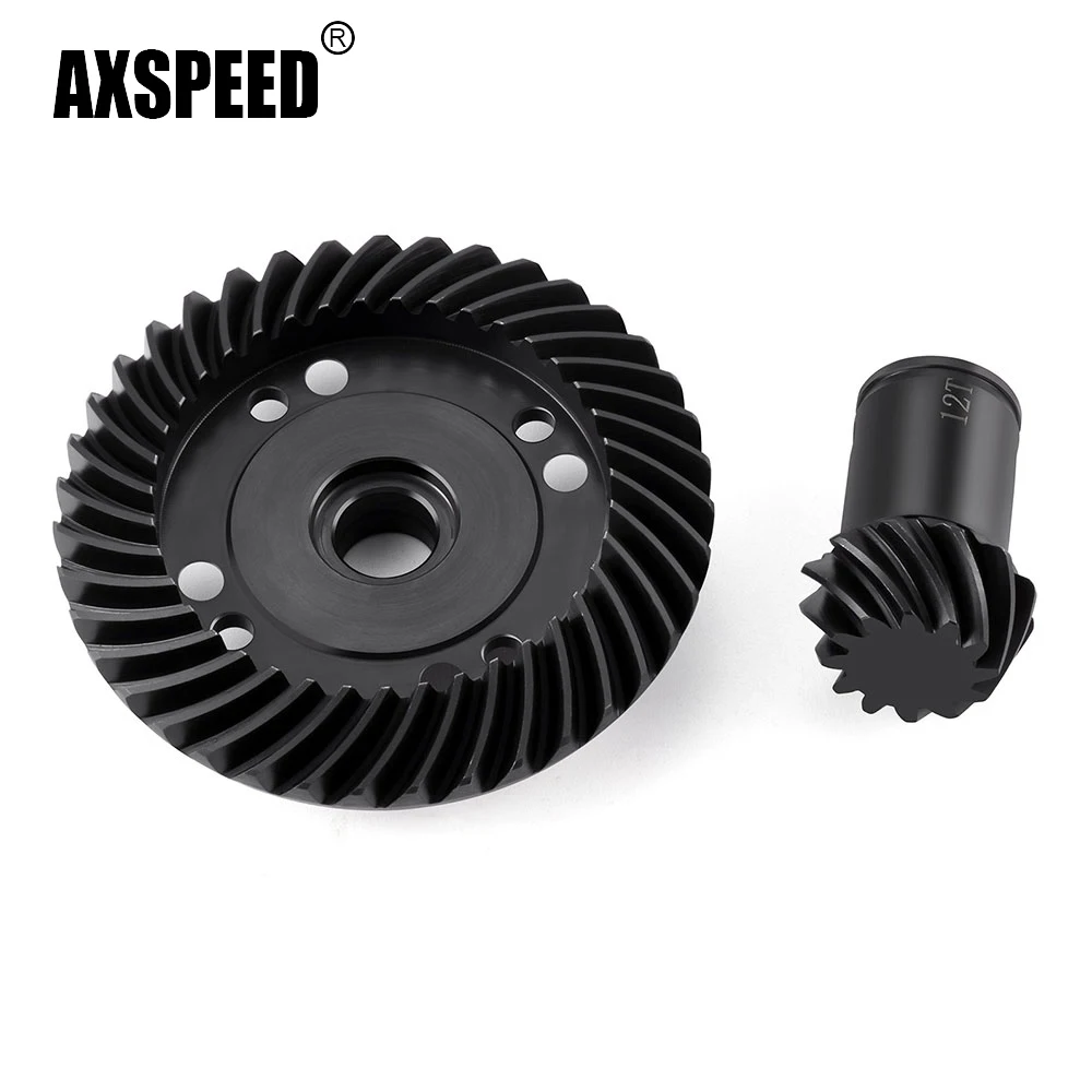 AXSPEED стальная спиральная коническая шестерня 39T + 12T для ARRMA KRATON 8S 1/5 RC Car Monster Truck Uprade Parts
AXSPEED стальная спиральная коническая шестерня 39T + 12T для ARRMA KRATON 8S 1/5 RC Car Monster Truck Uprade Parts