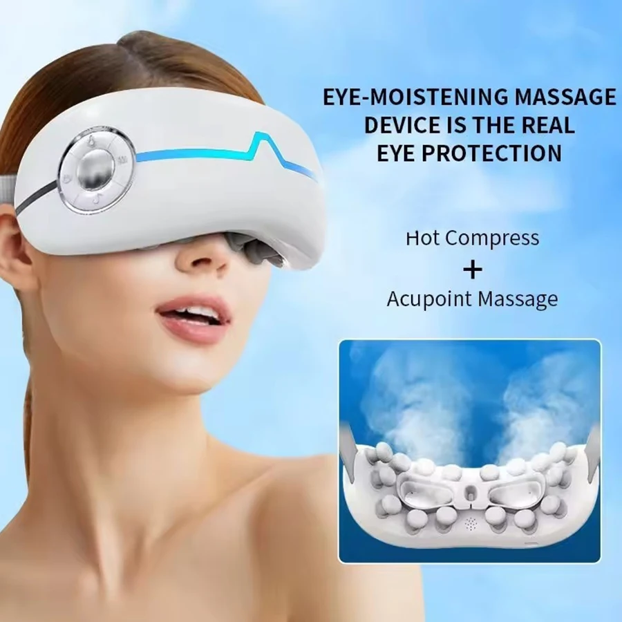Electric Steam Eye Massager Atomizing Eye Massage Relieve Fatigue Improve Sleep Eye Care Machine With Heat Compression
Electric Steam Eye Massager Atomizing Eye Massage Relieve Fatigue Improve Sleep Eye Care Machine With Heat Compression