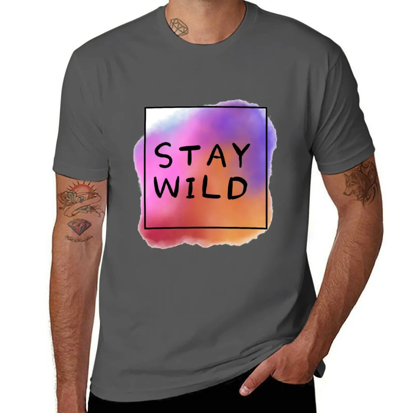 Stay Wild Ben Azelart T-Shirt Breathable Lightweight Summer Top
Stay Wild Ben Azelart T-Shirt Breathable Lightweight Summer Top