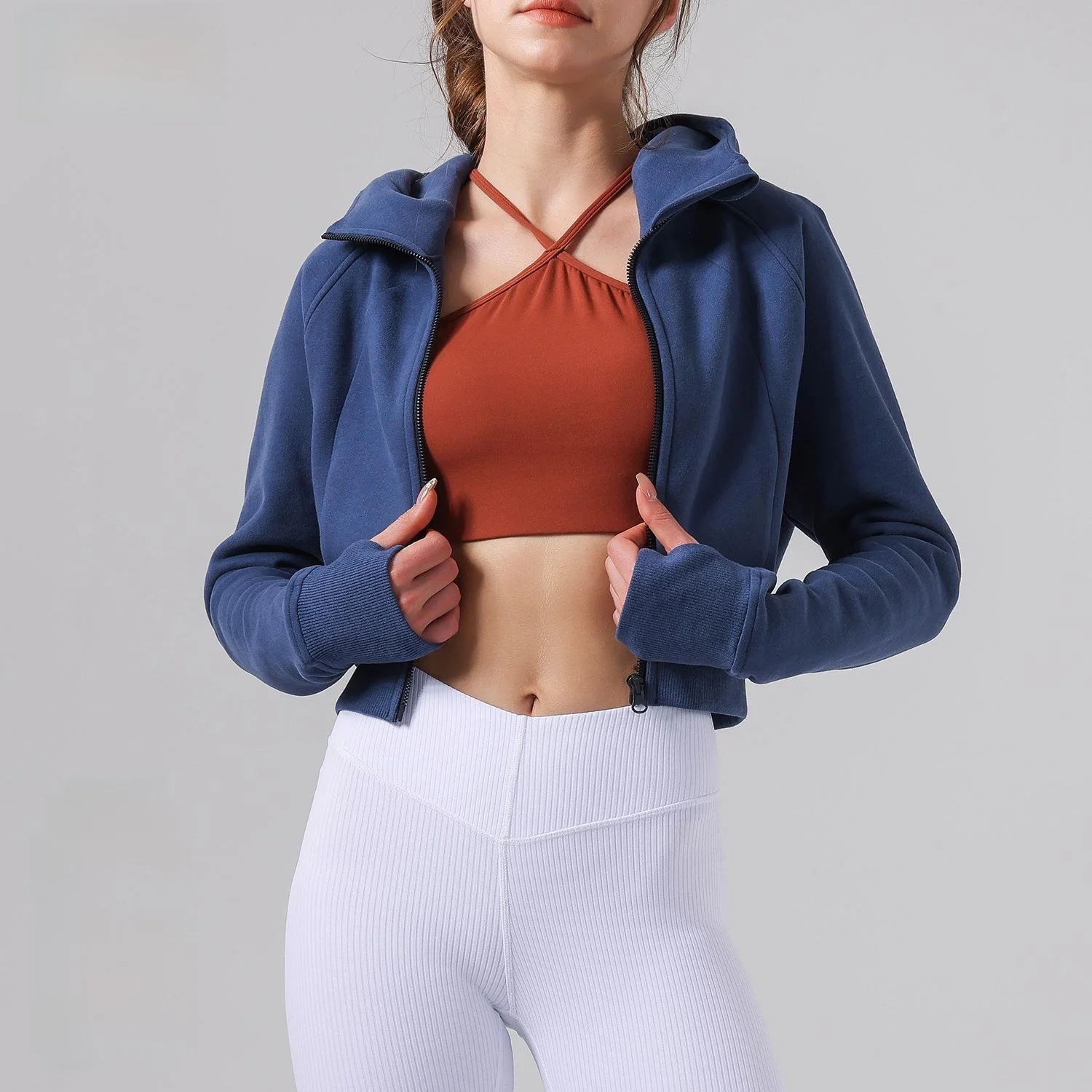Женская толстовка с капюшоном для йоги Jaet Top Spor, однотонная повседневная одежда для взрослых, длина, без внутренней части
Женская толстовка с капюшоном для йоги Jaet Top Spor, однотонная повседневная одежда для взрослых, длина, без внутренней части