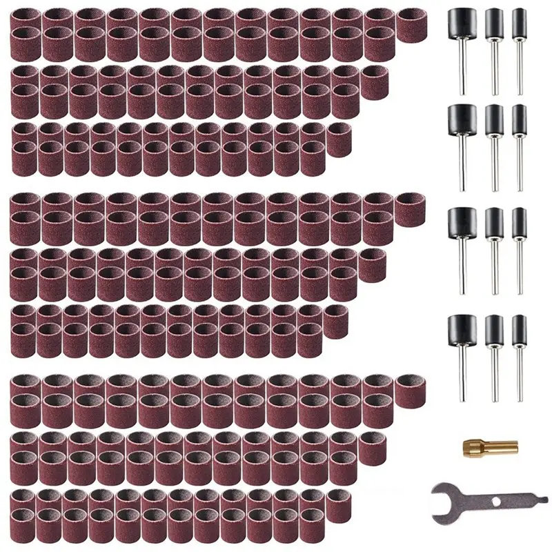 ABYP 239Pcs Sanding Drums Set For Dremel Rotary Tool, 80 120 180 Grit Sanding Bits, Drill Sander Accessories For Woodworking
ABYP 239Pcs Sanding Drums Set For Dremel Rotary Tool, 80 120 180 Grit Sanding Bits, Drill Sander Accessories For Woodworking