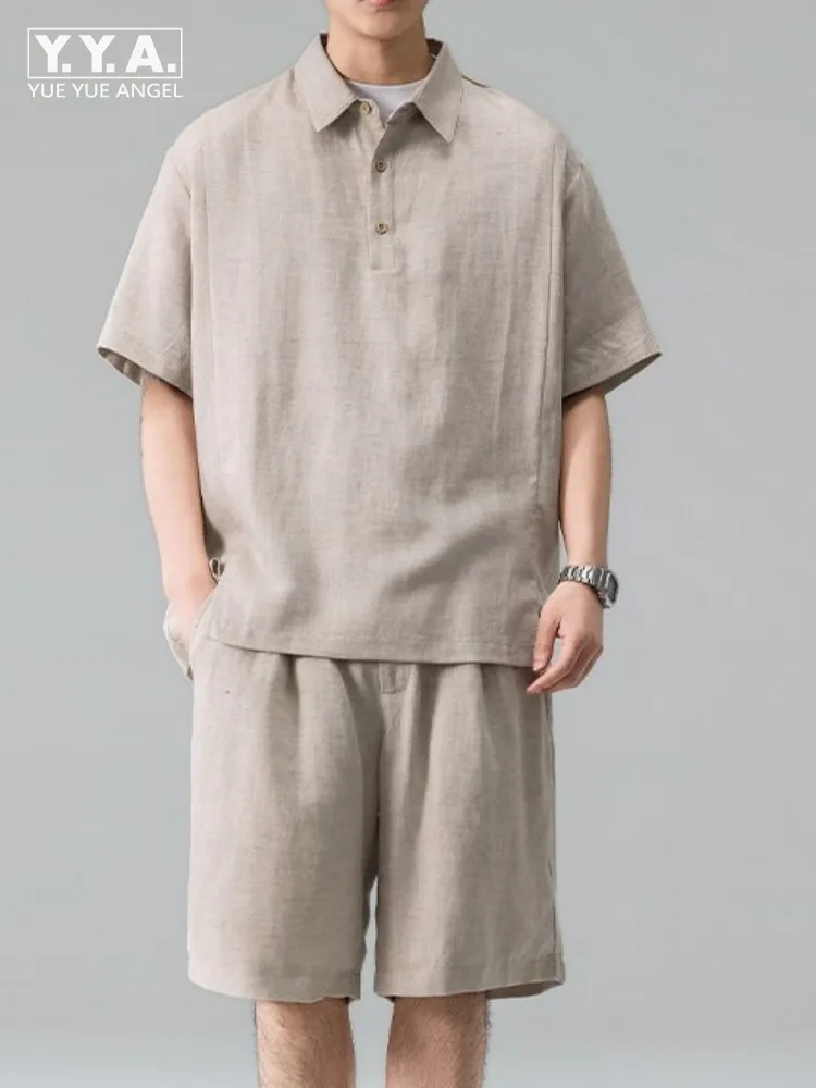 Concise Single-Breasted Men Leisure Suits Solid Color T-Shirt Straight Short Pants Two Piece Set Summer Male Fashion Outfits
Concise Single-Breasted Men Leisure Suits Solid Color T-Shirt Straight Short Pants Two Piece Set Summer Male Fashion Outfits