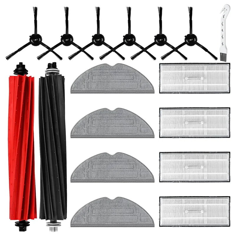 EMECE-Replacement Parts For Roborock S8 Pro Ultra Robot Vacuum Cleaner With Main Brushes, Wipes, Filters, Side Brushes
EMECE-Replacement Parts For Roborock S8 Pro Ultra Robot Vacuum Cleaner With Main Brushes, Wipes, Filters, Side Brushes