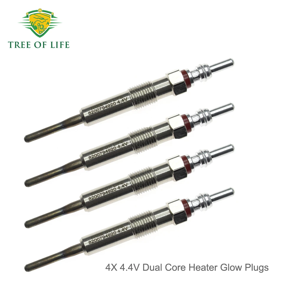 4X Glow Plugs 4.4V For Renault Grand Scenic III Megane III 1.9 DCi 2009 2010 2011 2012 2013 2014 2015 8200794920 1855080KA0000
4X Glow Plugs 4.4V For Renault Grand Scenic III Megane III 1.9 DCi 2009 2010 2011 2012 2013 2014 2015 8200794920 1855080KA0000