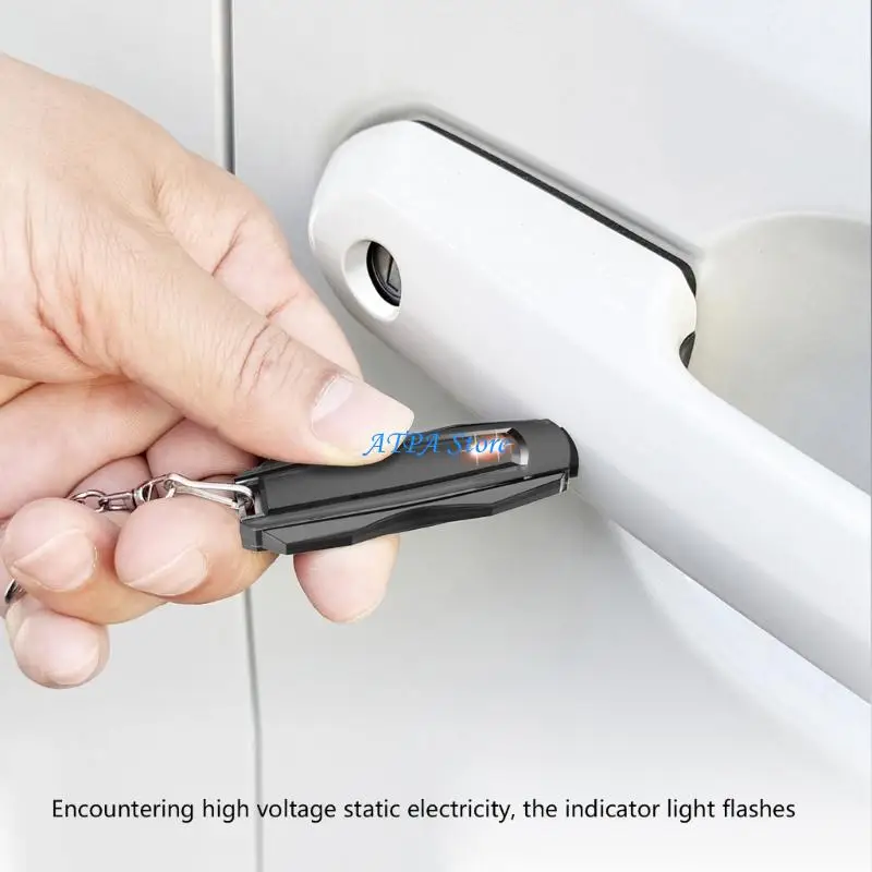 U13C Car Anti Static Keychain Portable Electricity Remover Key Rings Remove Static Car Body Static Eliminators Discharger Rod
U13C Car Anti Static Keychain Portable Electricity Remover Key Rings Remove Static Car Body Static Eliminators Discharger Rod
