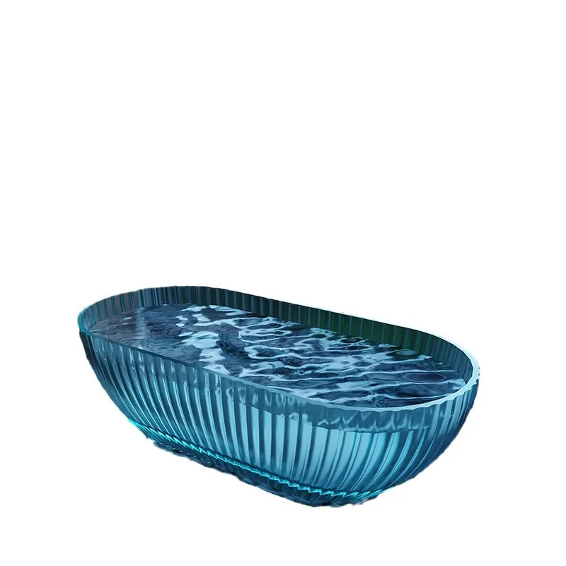Transparent resin bathtub, integrated seamless molding, toilet bath, freestanding
Transparent resin bathtub, integrated seamless molding, toilet bath, freestanding