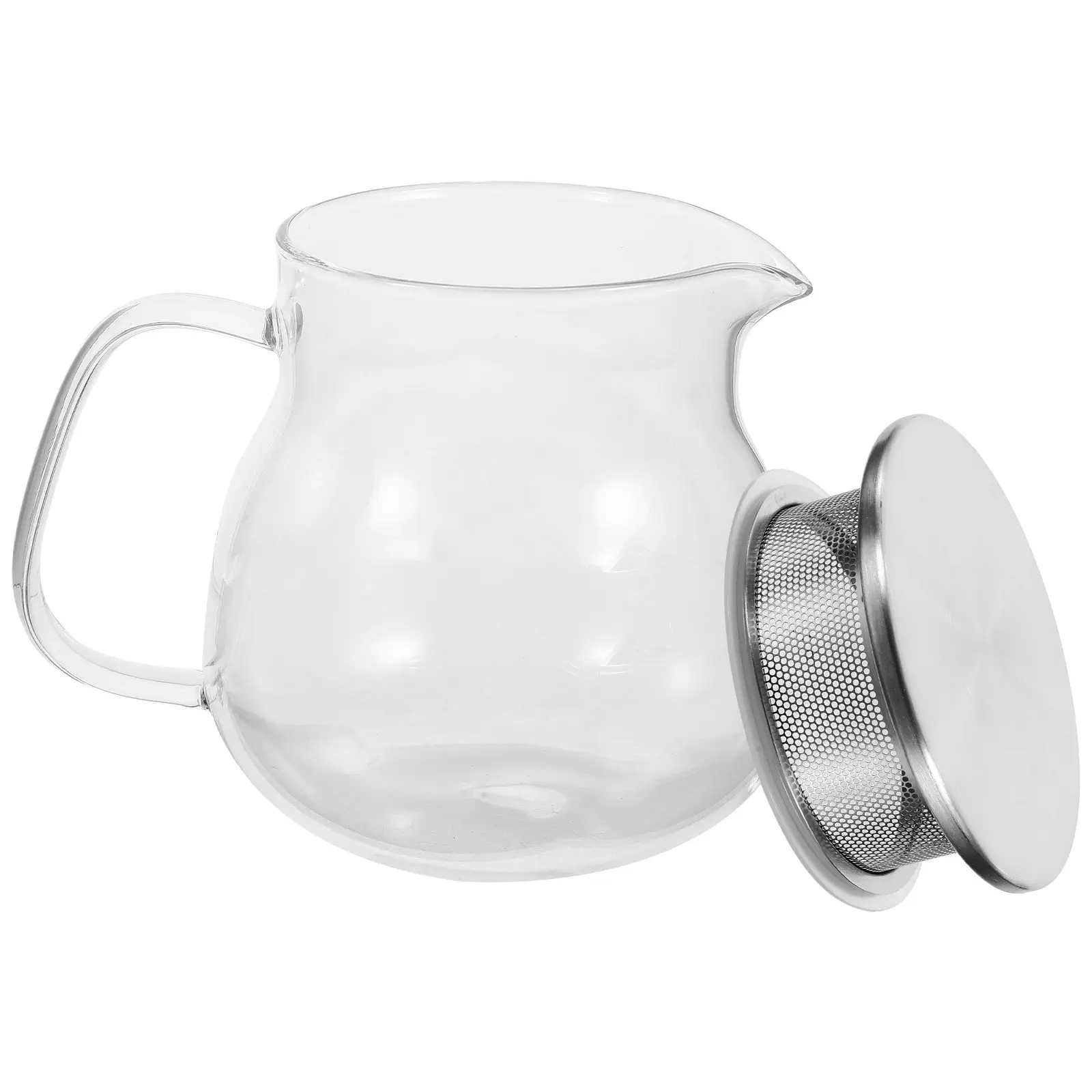 1Set 500Ml Clear Glass Teapot Handheld Ergonomic Handle Shatterproof Cold Resistant Tea Kettle for Loose Leaf Tea Home Kitchen
1Set 500Ml Clear Glass Teapot Handheld Ergonomic Handle Shatterproof Cold Resistant Tea Kettle for Loose Leaf Tea Home Kitchen