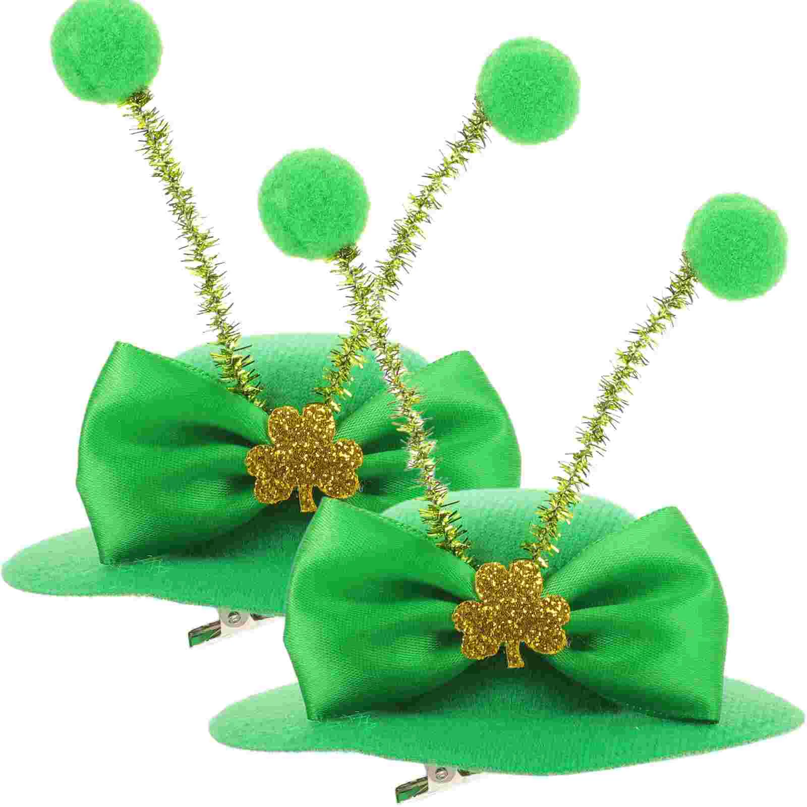 2Pcs Shamrock Hair Clips Green Hat Styled Barrettes for St Patrick's Day Party Festival Costume Accessories Hairpins
2Pcs Shamrock Hair Clips Green Hat Styled Barrettes for St Patrick's Day Party Festival Costume Accessories Hairpins