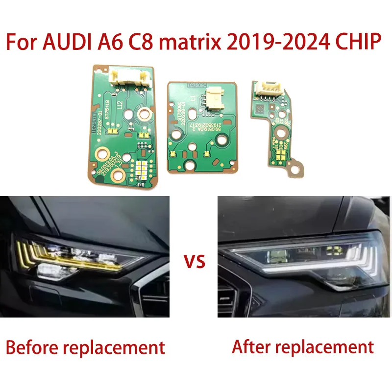 Белый свет для AUDI A6L C8 матрица 19-2024 Автомобильные фары DRL Чип Балластный чип Ангельские глазки Печатная плата Источник света Чип платы
Белый свет для AUDI A6L C8 матрица 19-2024 Автомобильные фары DRL Чип Балластный чип Ангельские глазки Печатная плата Источник света Чип платы