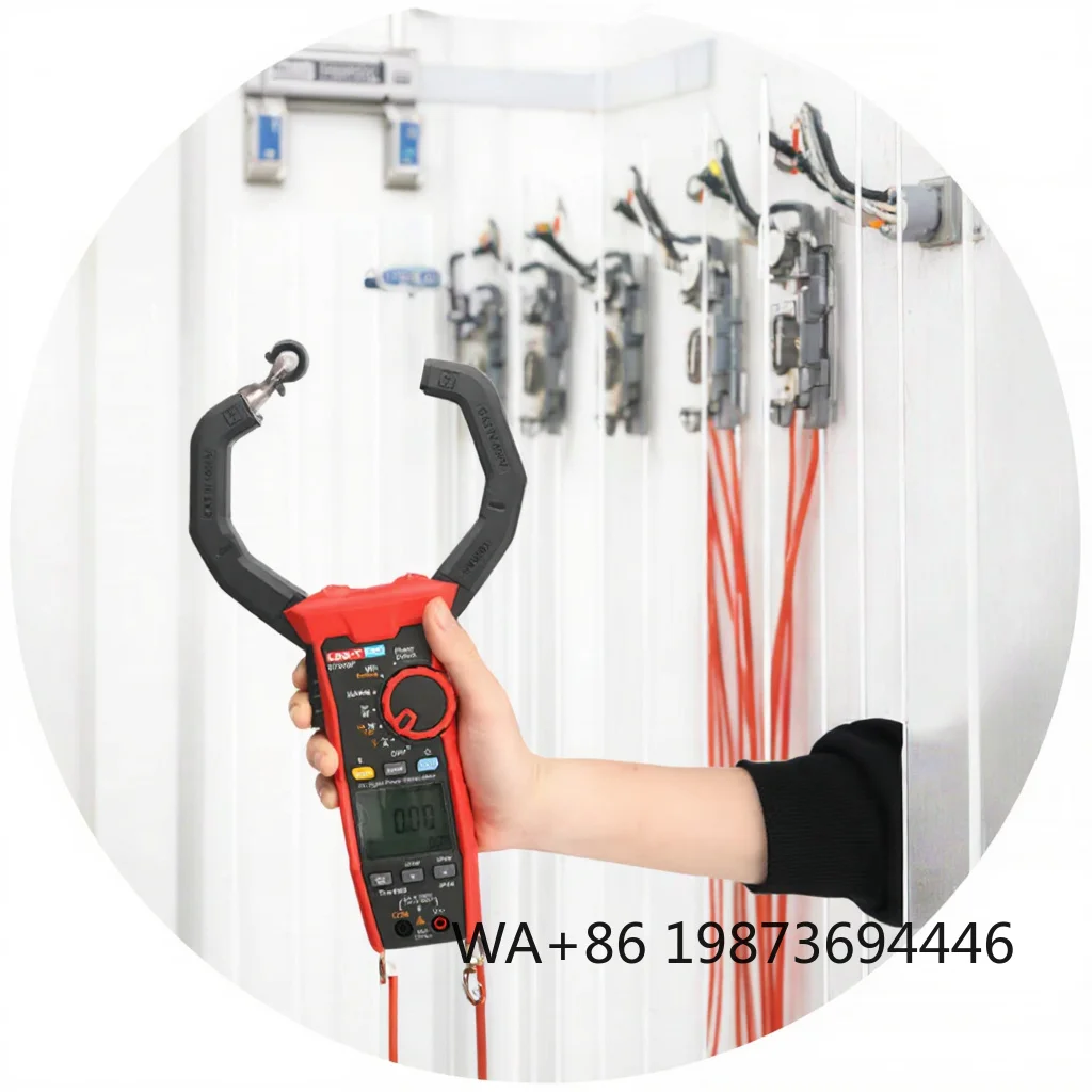Three-phase Digital Clamp Meter 1000V 1000A True RMS Power Harmonic Testing
Three-phase Digital Clamp Meter 1000V 1000A True RMS Power Harmonic Testing