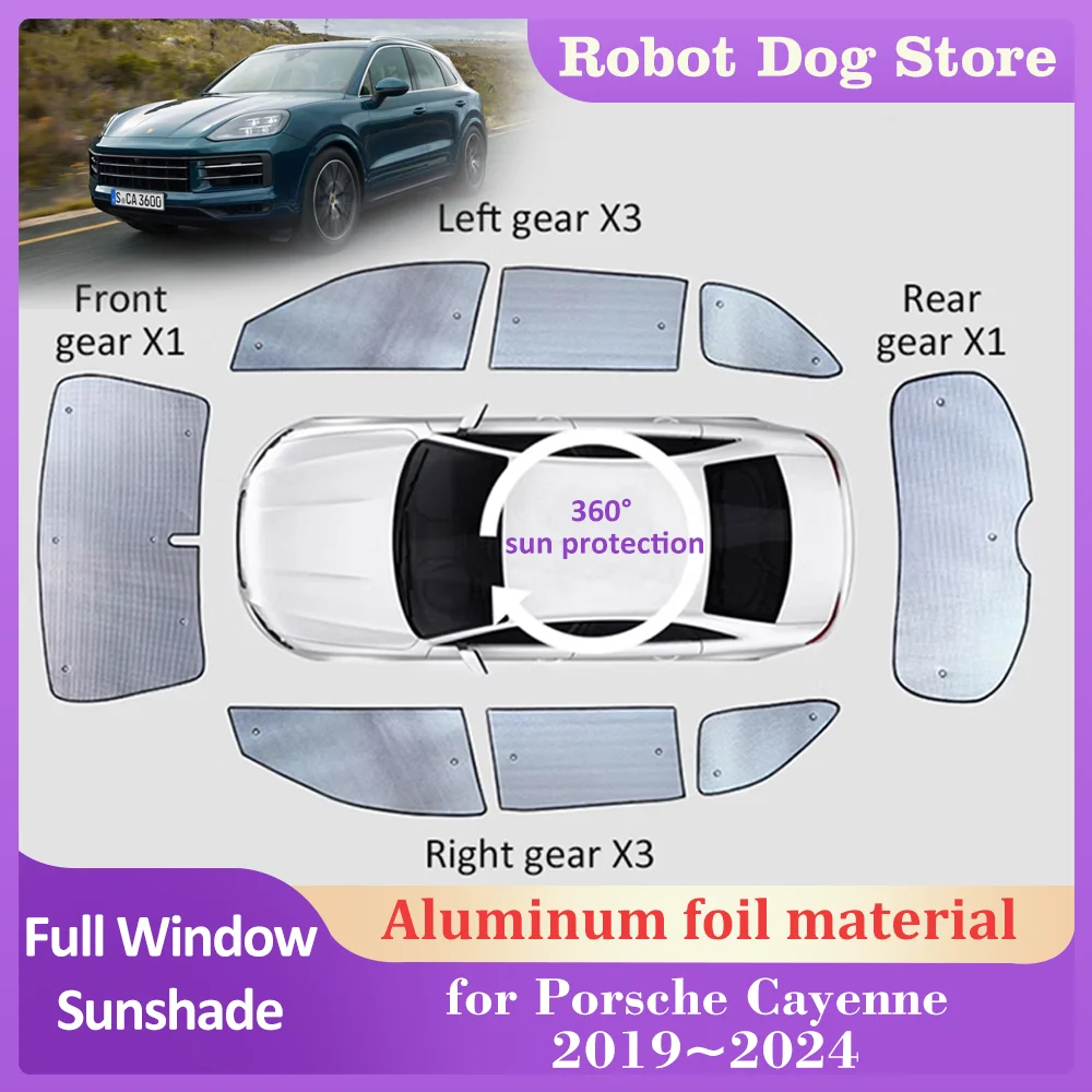 Car Sunshades Mat for Porsche Cayenne 2019~2024 2020 Roof Windows Sun Visor Sunroof Side Windshield Pad Curtain Cover Accessorie
Car Sunshades Mat for Porsche Cayenne 2019~2024 2020 Roof Windows Sun Visor Sunroof Side Windshield Pad Curtain Cover Accessorie