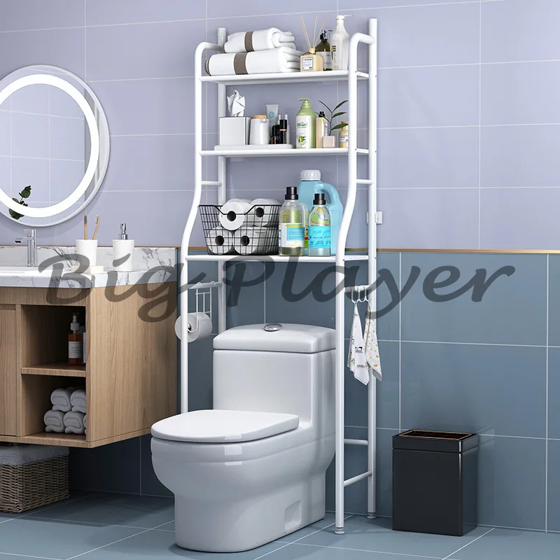 Bathroom Toilet Storage Rack Floor to Floor Toilet Rack Washroom Punching Free Washing Machine Basin Storage Rack
Bathroom Toilet Storage Rack Floor to Floor Toilet Rack Washroom Punching Free Washing Machine Basin Storage Rack