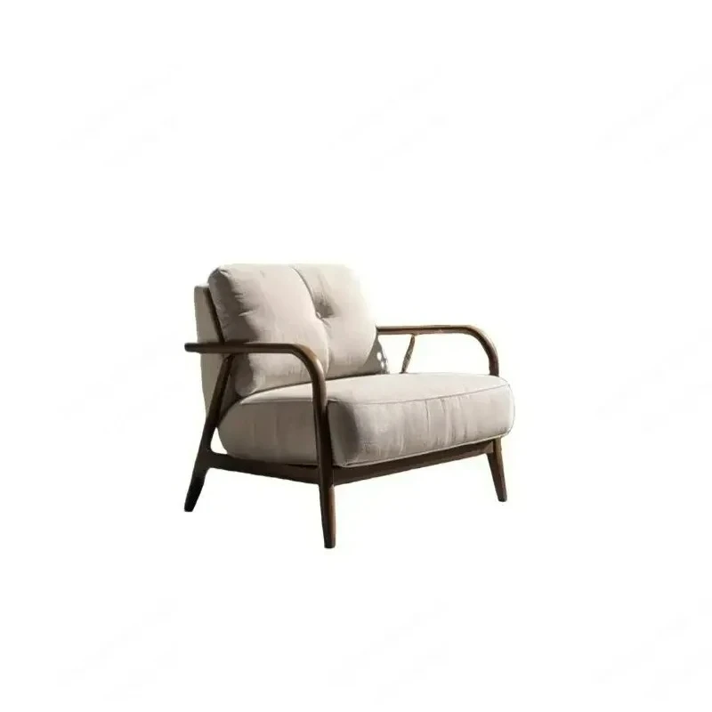 Customizable Black walnut simple leisure single sofa, club hotel home sofa chair
Customizable Black walnut simple leisure single sofa, club hotel home sofa chair