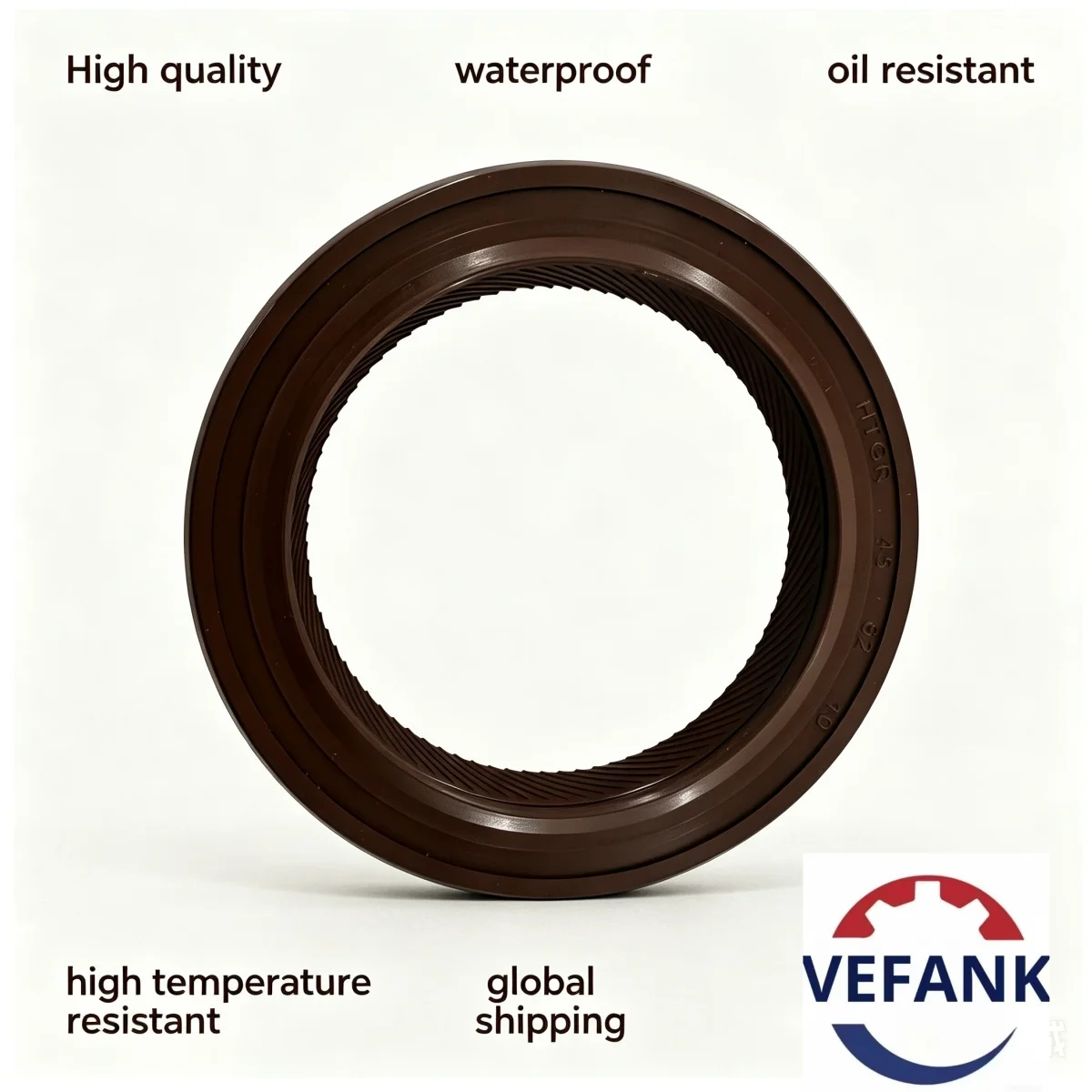 HTGR 45*62*10 mm NBR Brown Oil Seal, oil and wear-resistant,in stock and ready to ship, suitable for auto repair.
HTGR 45*62*10 mm NBR Brown Oil Seal, oil and wear-resistant,in stock and ready to ship, suitable for auto repair.