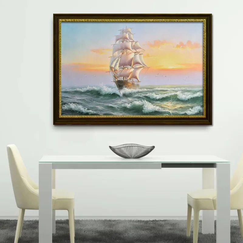 Dafen ручная роспись современный пейзаж декоративный парусный корабль искусство холст картина маслом
Dafen ручная роспись современный пейзаж декоративный парусный корабль искусство холст картина маслом