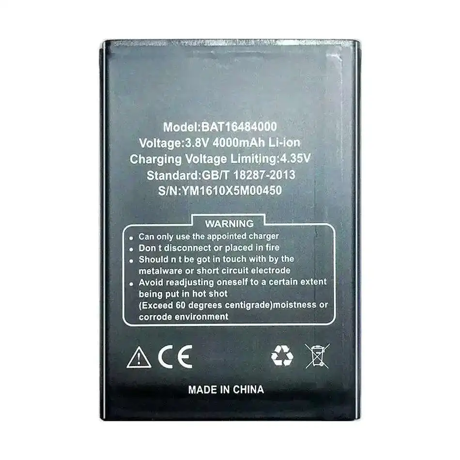For Doogee X5 Max Pro BAT16484000 Mobile Phone Battery Premium Replacement 4000mAh
For Doogee X5 Max Pro BAT16484000 Mobile Phone Battery Premium Replacement 4000mAh