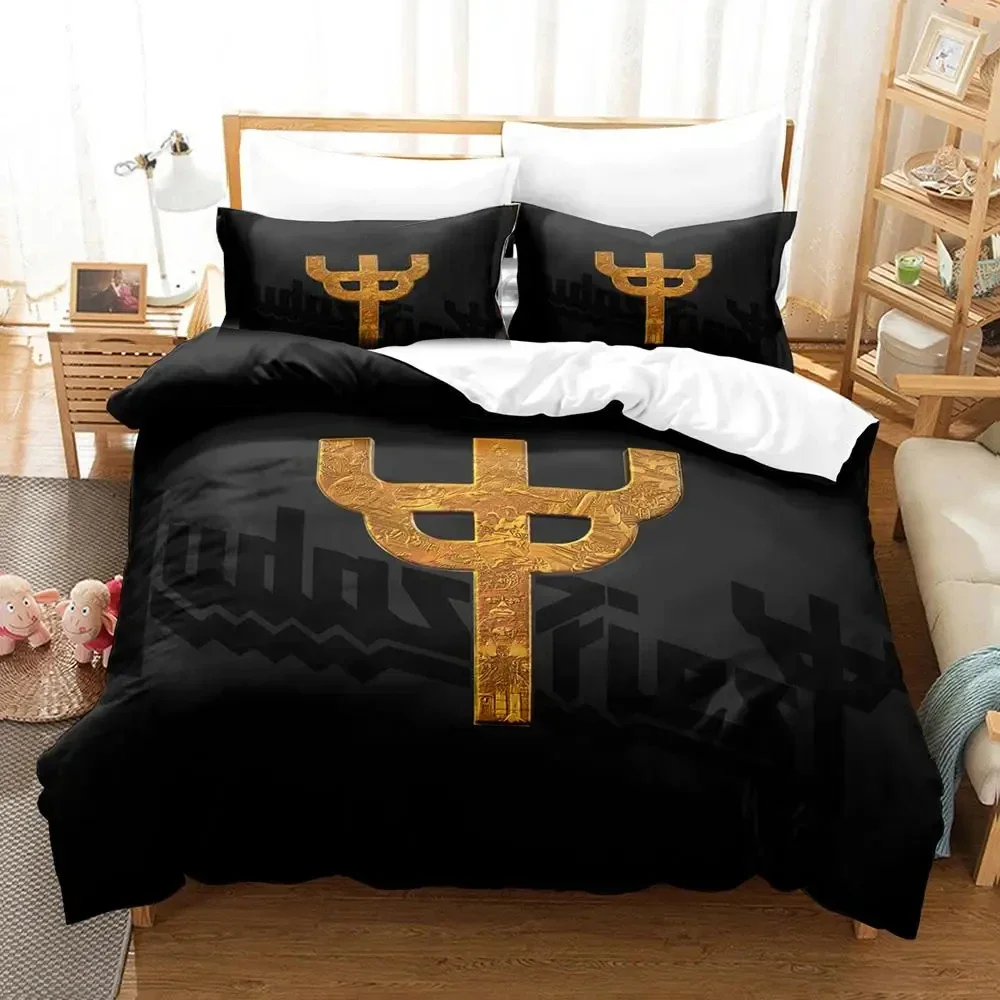 3D Print Judas Priest Bedding Set Duvet Cover Bed Set Quilt Cover Pillowcase Comforter king Queen Size Boys Adult Bedding Set
3D Print Judas Priest Bedding Set Duvet Cover Bed Set Quilt Cover Pillowcase Comforter king Queen Size Boys Adult Bedding Set