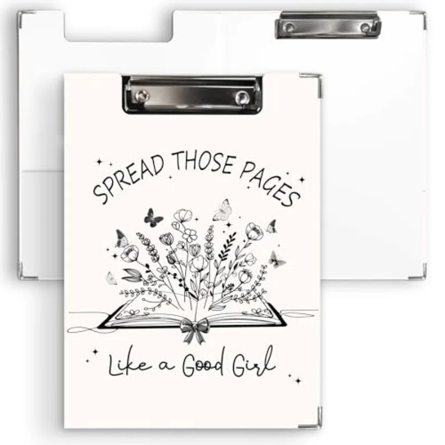 Lovers Gifts Clipboard Padfolio with Storage Pocket, Lovers Readers Gifts for Women, Librarian Gift Low Profile Clip Boards for
Lovers Gifts Clipboard Padfolio with Storage Pocket, Lovers Readers Gifts for Women, Librarian Gift Low Profile Clip Boards for