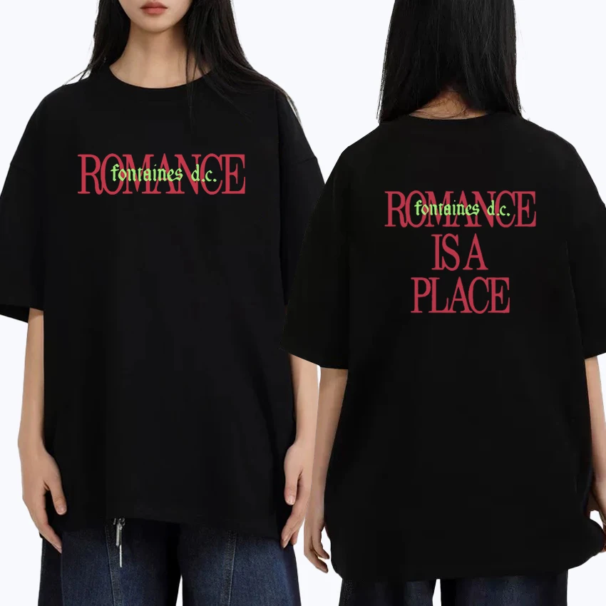 Hot sale Fontaines D.C.Romance Oversized T Shirt in The Modern World Men women 100% Cotton Top Crew Neck T-Shirt Unisex Clothing
Hot sale Fontaines D.C.Romance Oversized T Shirt in The Modern World Men women 100% Cotton Top Crew Neck T-Shirt Unisex Clothing