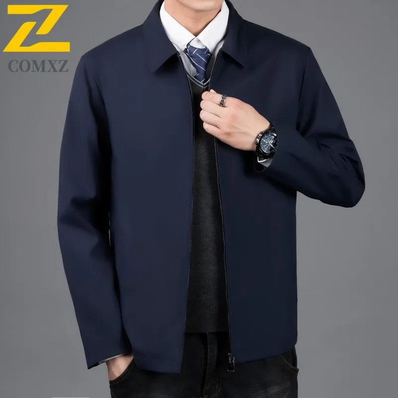 COMXZ Premium Outdoor Mens Jacket Stand Collar Work Windproof Jackets Business Casual Comfortable Lightweight Autumn Clothing
COMXZ Premium Outdoor Mens Jacket Stand Collar Work Windproof Jackets Business Casual Comfortable Lightweight Autumn Clothing