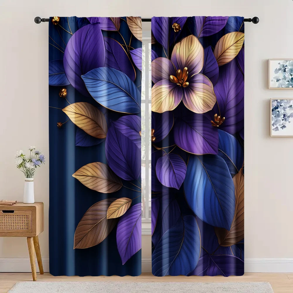 2pc, Window Drapes Colored flowers and blue leaves Versatile 100% Polyester,Without Electricity Versatile for Multipurpose
2pc, Window Drapes Colored flowers and blue leaves Versatile 100% Polyester,Without Electricity Versatile for Multipurpose