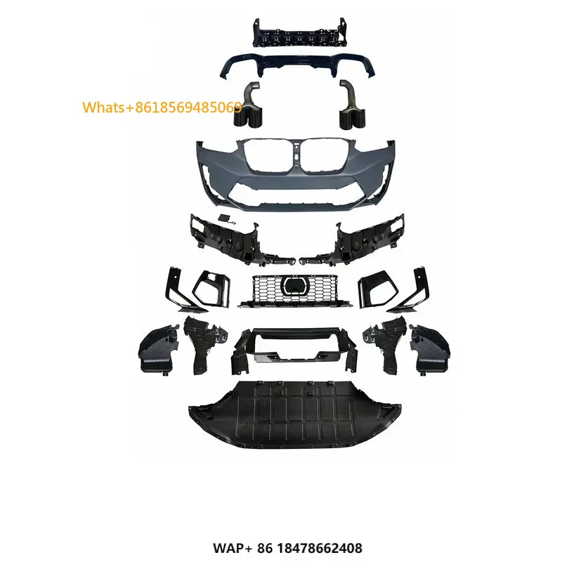 Car Bumper X4 G02 to X4M Bodykit Front Bumper X4M Rear Bumper Exhaust Pipe Body Kit
Car Bumper X4 G02 to X4M Bodykit Front Bumper X4M Rear Bumper Exhaust Pipe Body Kit