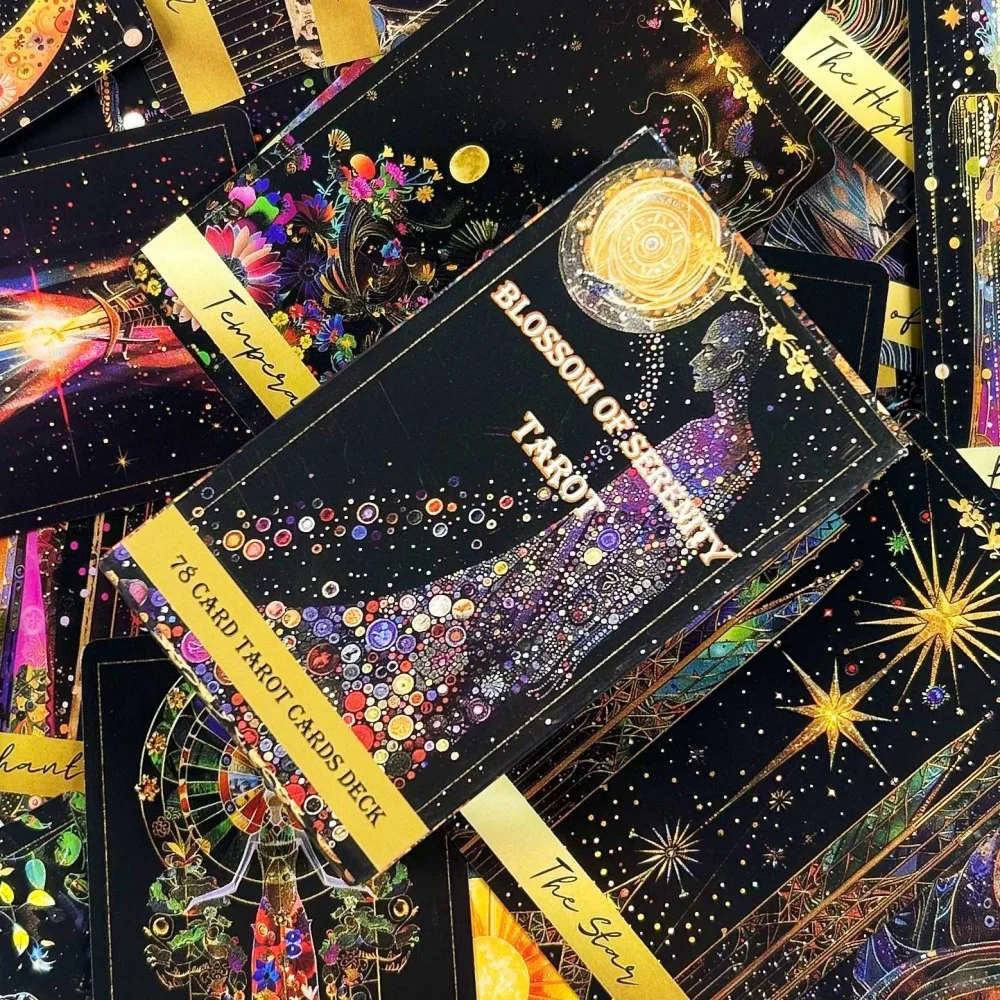 Blossom of Serenity Tarot Cards Party Table Game High Quality Fortune-telling Prophecy Tarot Deck Cards
Blossom of Serenity Tarot Cards Party Table Game High Quality Fortune-telling Prophecy Tarot Deck Cards