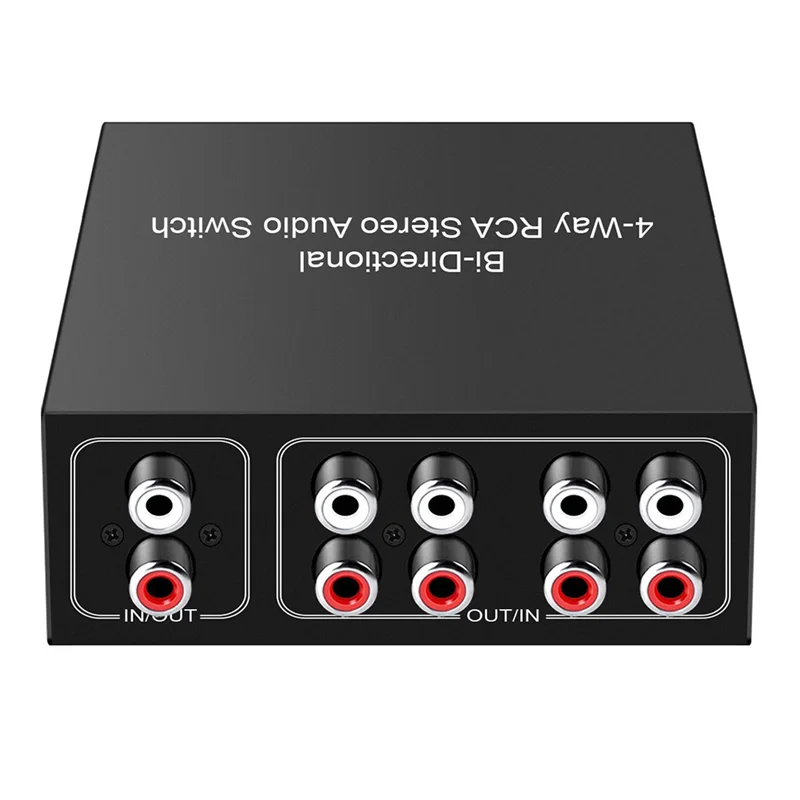 AM-1 шт., 4-портовый двунаправленный RCA аудиопереключатель, аудио поворотный переключатель, черный металл для ТВ, игровой консоли, наушников
AM-1 шт., 4-портовый двунаправленный RCA аудиопереключатель, аудио поворотный переключатель, черный металл для ТВ, игровой консоли, наушников