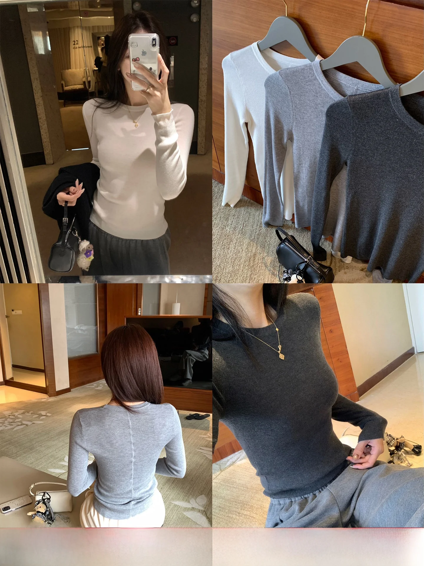 Slimming Effect Woolen Knitted Sweater Women's round Ne Long Sve Base Layer Top Versatile Inner Wear Casual Sle
Slimming Effect Woolen Knitted Sweater Women's round Ne Long Sve Base Layer Top Versatile Inner Wear Casual Sle
