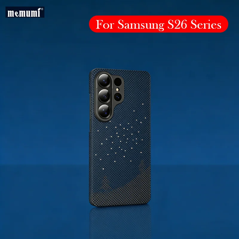 MEMUMI Carbon Fibre Case For Samsung S26 Ultra Kevlar Wireless Charging Back Cover Case for SAMSUNG S26 ULTRA
MEMUMI Carbon Fibre Case For Samsung S26 Ultra Kevlar Wireless Charging Back Cover Case for SAMSUNG S26 ULTRA