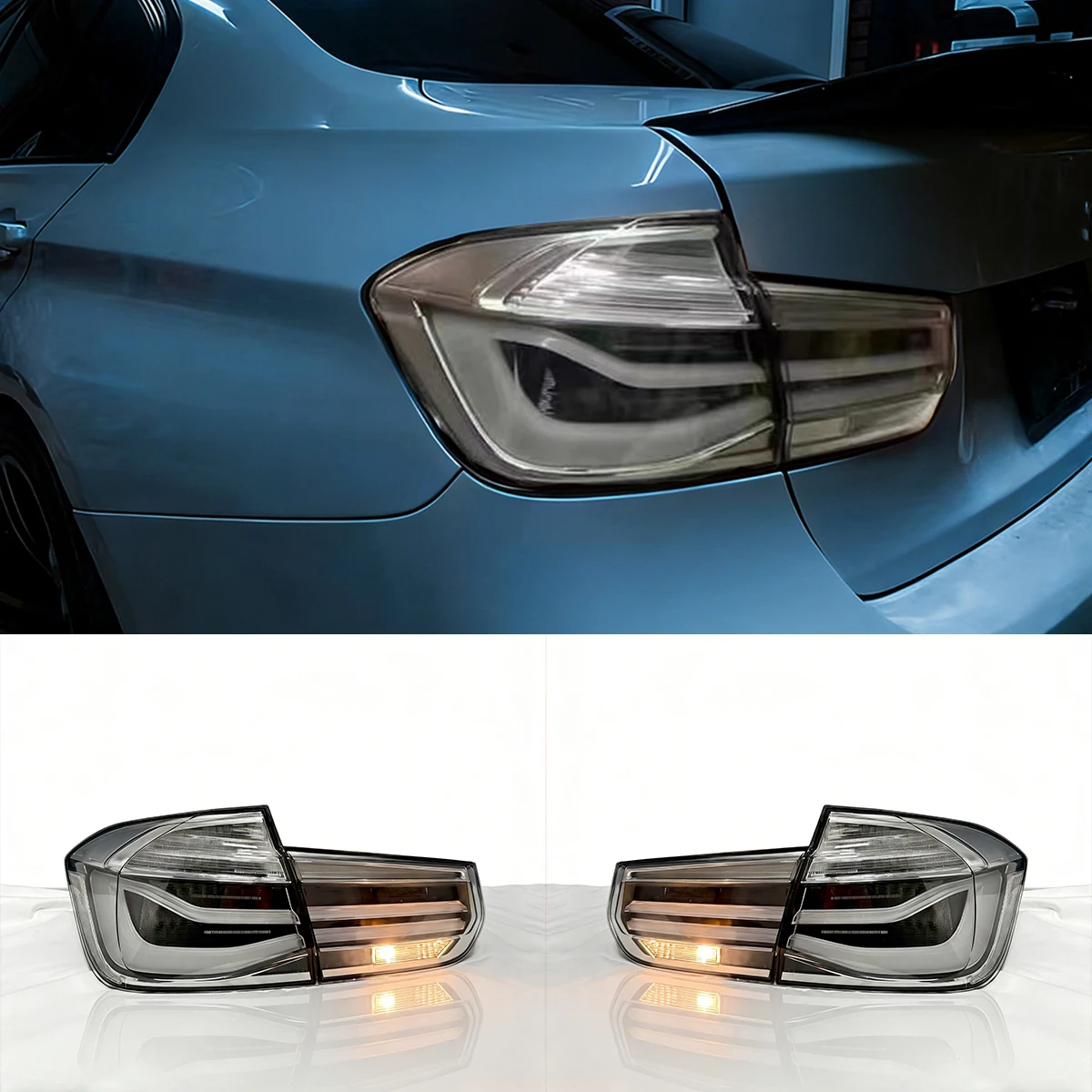 LED LCI MP White Lens Tail Light Assembly for BMW 3 Series M3 F30 F80 2012-2019, Plug and Play Rear Lamp Retrofit Replacement
LED LCI MP White Lens Tail Light Assembly for BMW 3 Series M3 F30 F80 2012-2019, Plug and Play Rear Lamp Retrofit Replacement