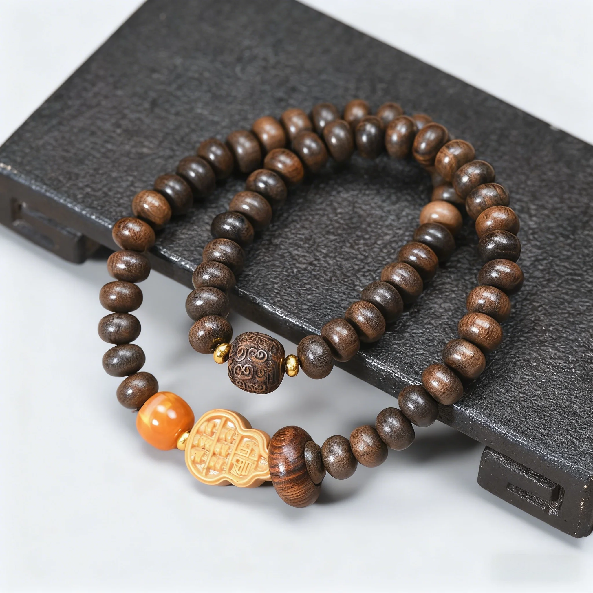 Dalbergia Retusa Abacus Bead Running Ring DIY Gourd Blessing Ethnic Carved Bead Buddhist Bracelet for Men and Women Gifts
Dalbergia Retusa Abacus Bead Running Ring DIY Gourd Blessing Ethnic Carved Bead Buddhist Bracelet for Men and Women Gifts