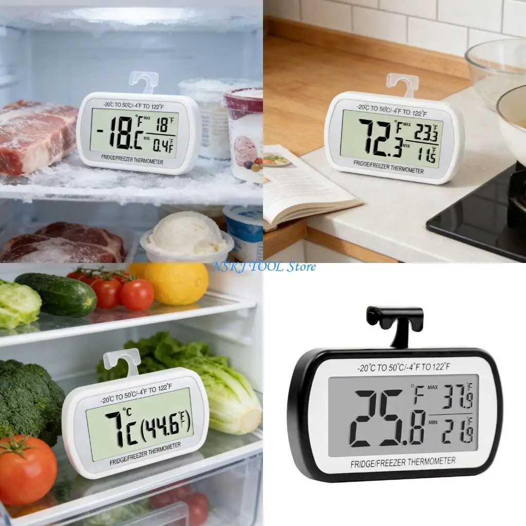 L8RC Waterproof Fridge Temperature Device With Mounting High Low Degree For Chiller And Refrigerator Large Display Screen
L8RC Waterproof Fridge Temperature Device With Mounting High Low Degree For Chiller And Refrigerator Large Display Screen