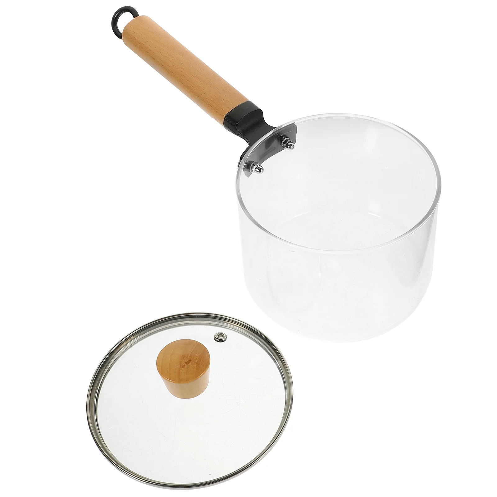 1pc Glass Soup With Wooden Handle Heat Resistant Cooking Pot For Soup Milk Noodles Kitchen Stew Pot Glass Cookware With Lid
1pc Glass Soup With Wooden Handle Heat Resistant Cooking Pot For Soup Milk Noodles Kitchen Stew Pot Glass Cookware With Lid