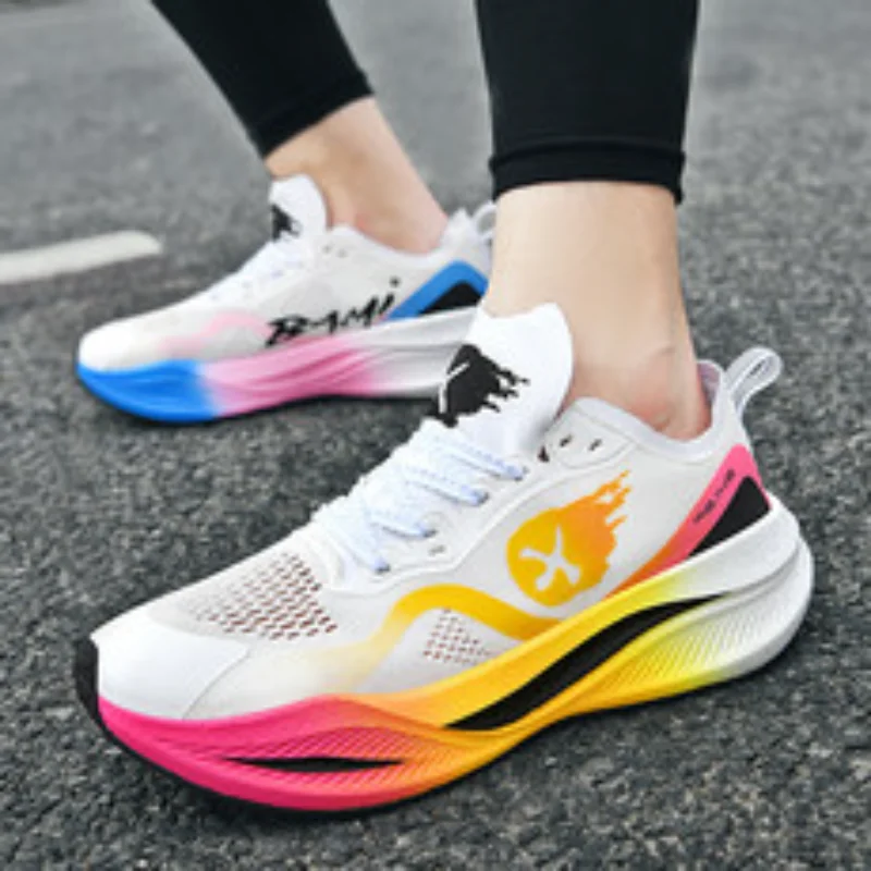 Marathon Air Cushion Men Sports Running Shoes Breathable Lightweight Women's Comfortable Athletic Nonskid Carbon Plate Sneakers
Marathon Air Cushion Men Sports Running Shoes Breathable Lightweight Women's Comfortable Athletic Nonskid Carbon Plate Sneakers