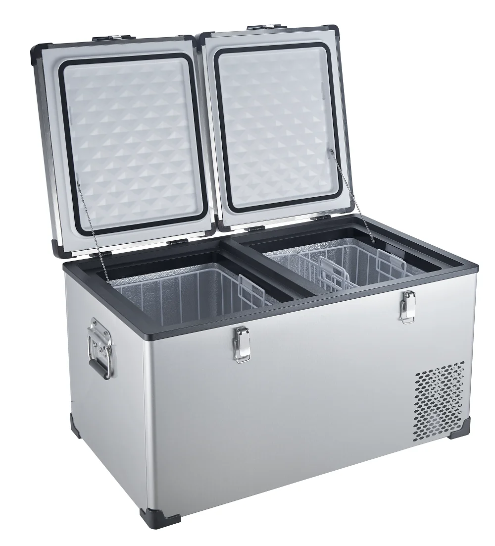 75L New Product Dual Zone Portable Car Refrigerator 12/24V DC120-240V AC Quick Cooling Refrigerator
75L New Product Dual Zone Portable Car Refrigerator 12/24V DC120-240V AC Quick Cooling Refrigerator